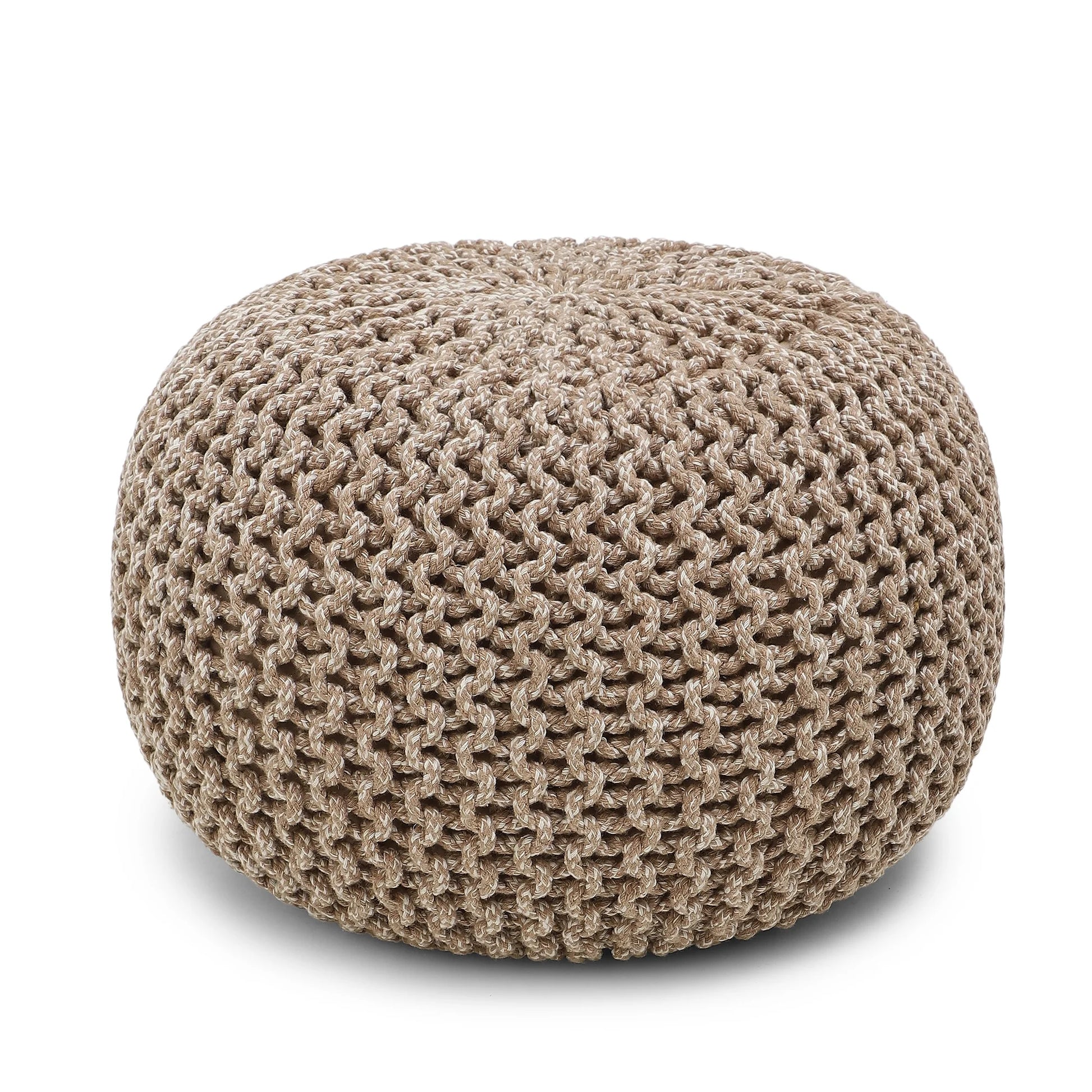 round Pouf Ottoman 