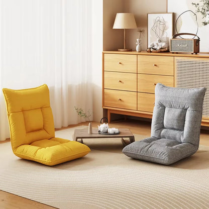 Folding Tatami Seat Small Soft Multifunctional Lazy Backrest Chair Household Single Strong Load-Bearing Capacity on the Bed Sofa