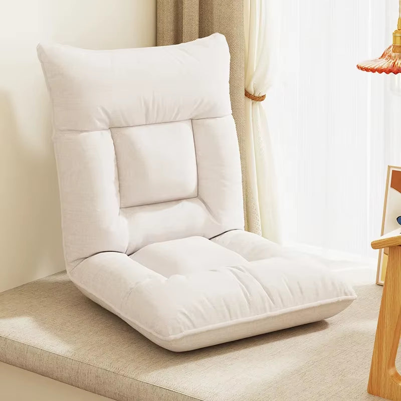 Folding Tatami Seat Small Soft Multifunctional Lazy Backrest Chair Household Single Strong Load-Bearing Capacity on the Bed Sofa