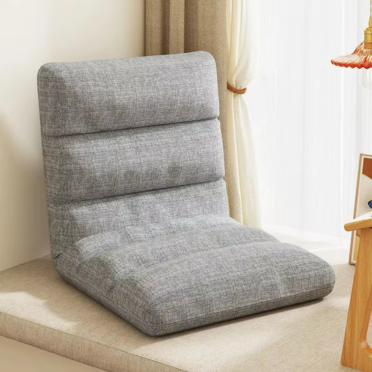 Folding Tatami Seat Small Soft Multifunctional Lazy Backrest Chair Household Single Strong Load-Bearing Capacity on the Bed Sofa